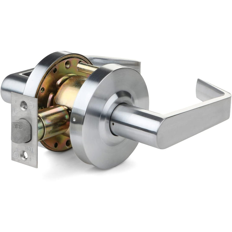 Tell Pro Grade 2 Passage Lever Lock - US26D Finish Grade 2 Lever Tell Mfg.