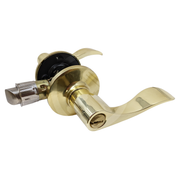 CitiLoc 500 Series Queen Entrance Lever | US3 Bright Brass | SC1 Keyway Grade 3 Lever PHG