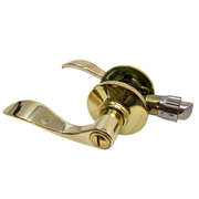 CitiLoc 500 Series Queen Privacy Lever | US3 Bright Brass Grade 3 Lever PHG