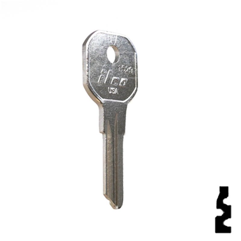 1529 Delta, Husky Truck Box Hitch-Tool Box-Utility Key Ilco