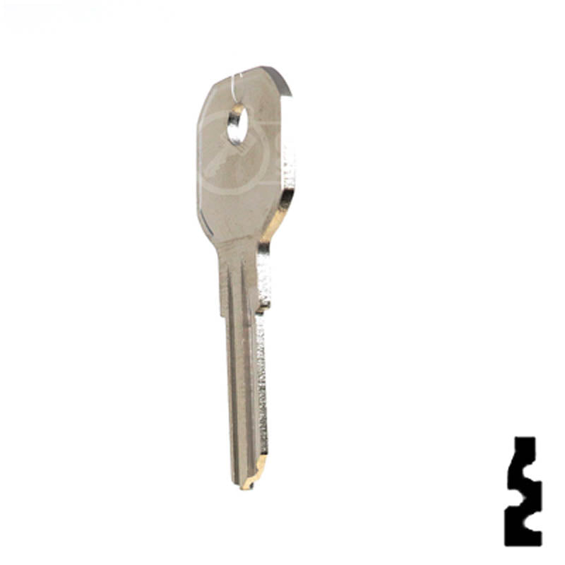 1529 Delta, Husky Truck Box Hitch-Tool Box-Utility Key Ilco