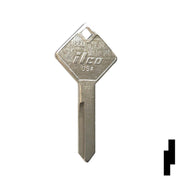 1660, 322861 Truck Cover Key Blank Hitch-Tool Box-Utility Key Ilco