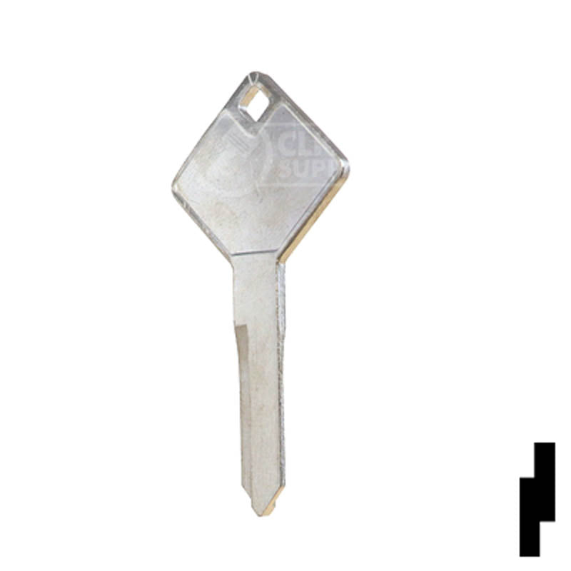 1660, 322861 Truck Cover Key Blank Hitch-Tool Box-Utility Key Ilco
