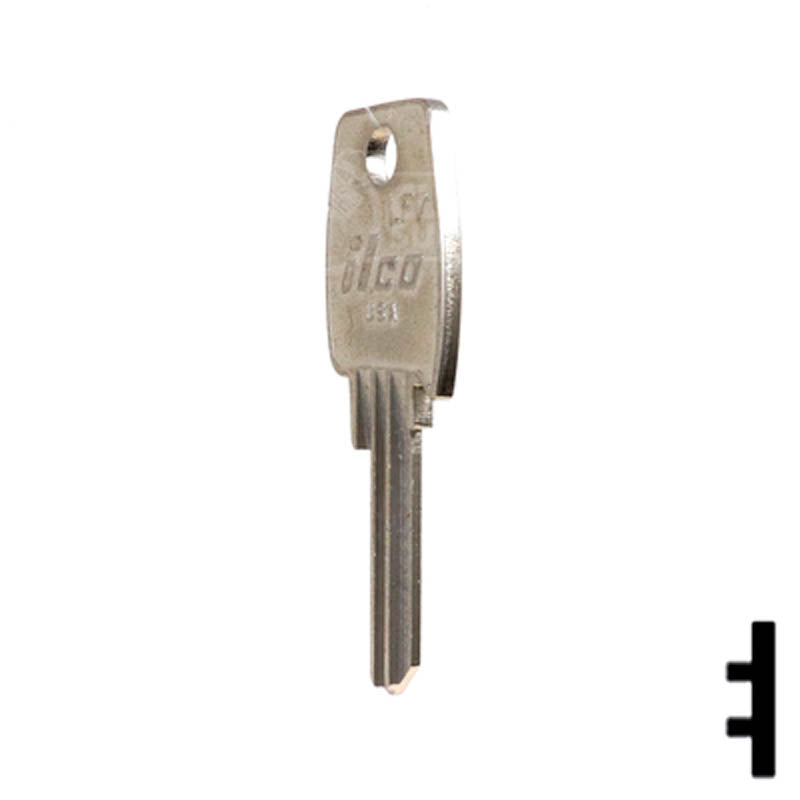 Ilco Key Blank LF7 Hitch-Tool Box-Utility Key Ilco