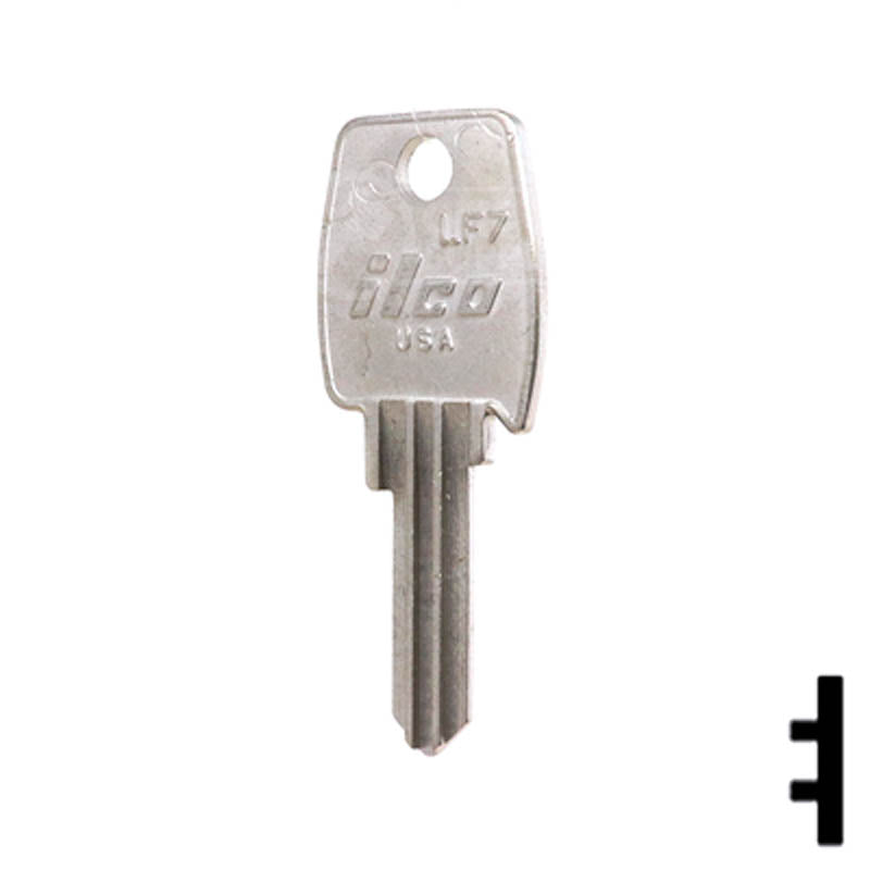 Ilco Key Blank LF7 Hitch-Tool Box-Utility Key Ilco