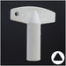 Plastic Triangle Utility Key | Lowe & Fletcher | BD177 Hitch-Tool Box-Utility Key Framon Manufacturing Company, Inc