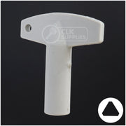 Plastic Triangle Utility Key | Lowe & Fletcher | BD177 Hitch-Tool Box-Utility Key Framon Manufacturing Company, Inc