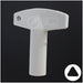 Plastic Triangle Utility Key | Lowe & Fletcher | BD177 Hitch-Tool Box-Utility Key Framon Manufacturing Company, Inc