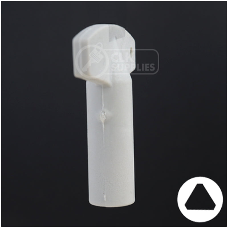 Plastic Triangle Utility Key | Lowe & Fletcher | BD177 Hitch-Tool Box-Utility Key Framon Manufacturing Company, Inc