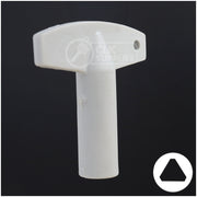 Plastic Triangle Utility Key | Lowe & Fletcher | BD177 Hitch-Tool Box-Utility Key Framon Manufacturing Company, Inc