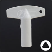 Plastic Triangle Utility Key | Lowe & Fletcher | BD177 Hitch-Tool Box-Utility Key Framon Manufacturing Company, Inc