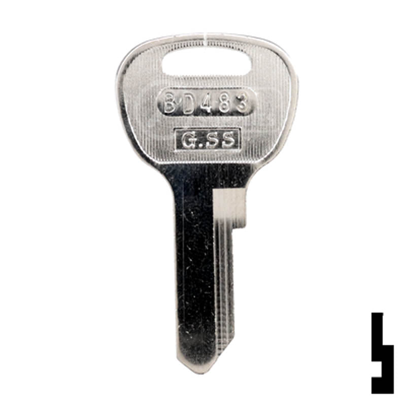 Precut Electric Panel Key | Emka Dirak | BD756, EK333 Hitch-Tool Box-Utility Key Framon