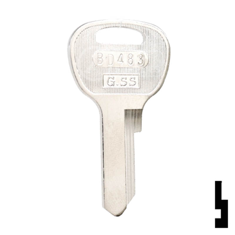 Precut Electric Panel Key | Emka Dirak | BD756, EK333 Hitch-Tool Box-Utility Key Framon