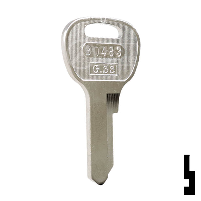 Precut Electric Panel Key | Emka Dirak | BD756, EK333 Hitch-Tool Box-Utility Key Framon
