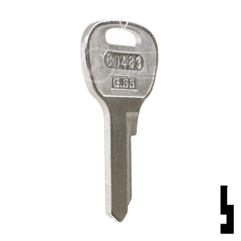 Precut Electric Panel Key | Emka Dirak | BD756, EK333 Hitch-Tool Box-Utility Key Framon