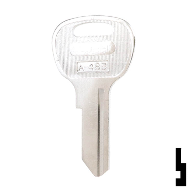 Precut Electric Panel Key | Emka Dirak | BD756, EK333 Hitch-Tool Box-Utility Key Framon