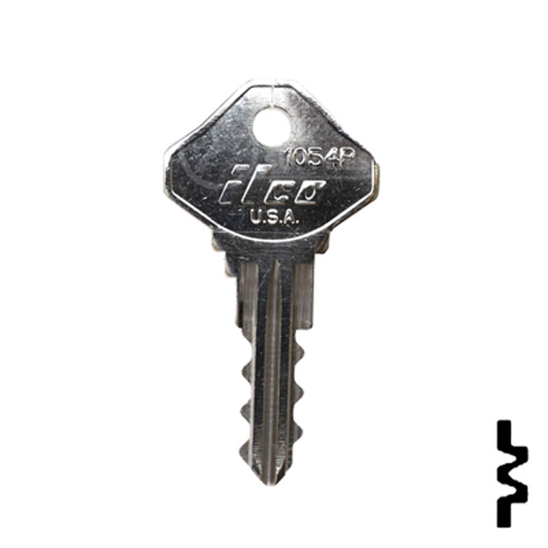 Precut Key Blank | Ilco, Snap-On | 1054P Hitch-Tool Box-Utility Key Ilco