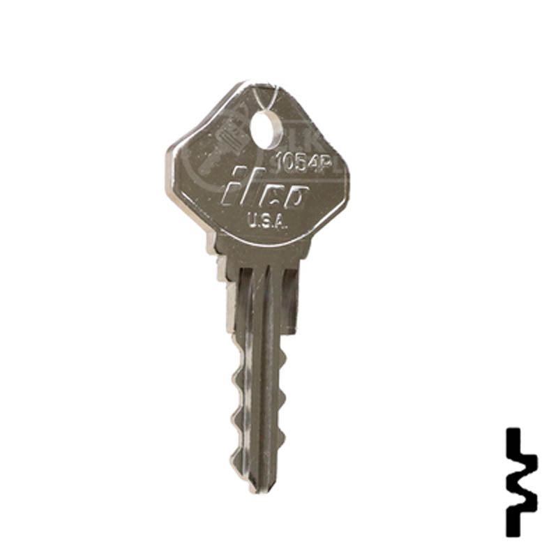Precut Key Blank | Ilco, Snap-On | 1054P Hitch-Tool Box-Utility Key Ilco