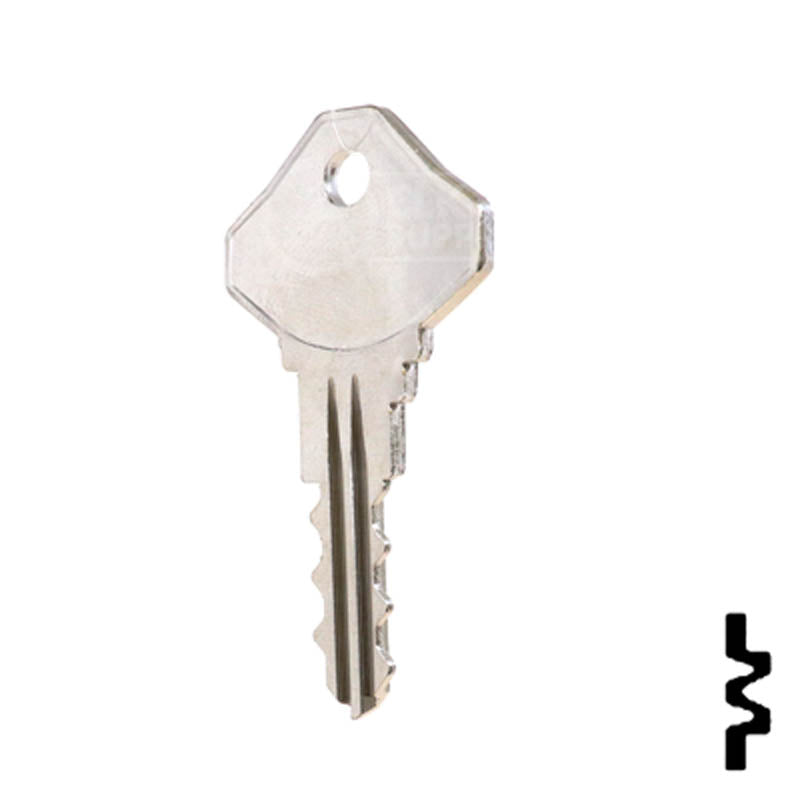 Precut Key Blank | Ilco, Snap-On | 1054P Hitch-Tool Box-Utility Key Ilco