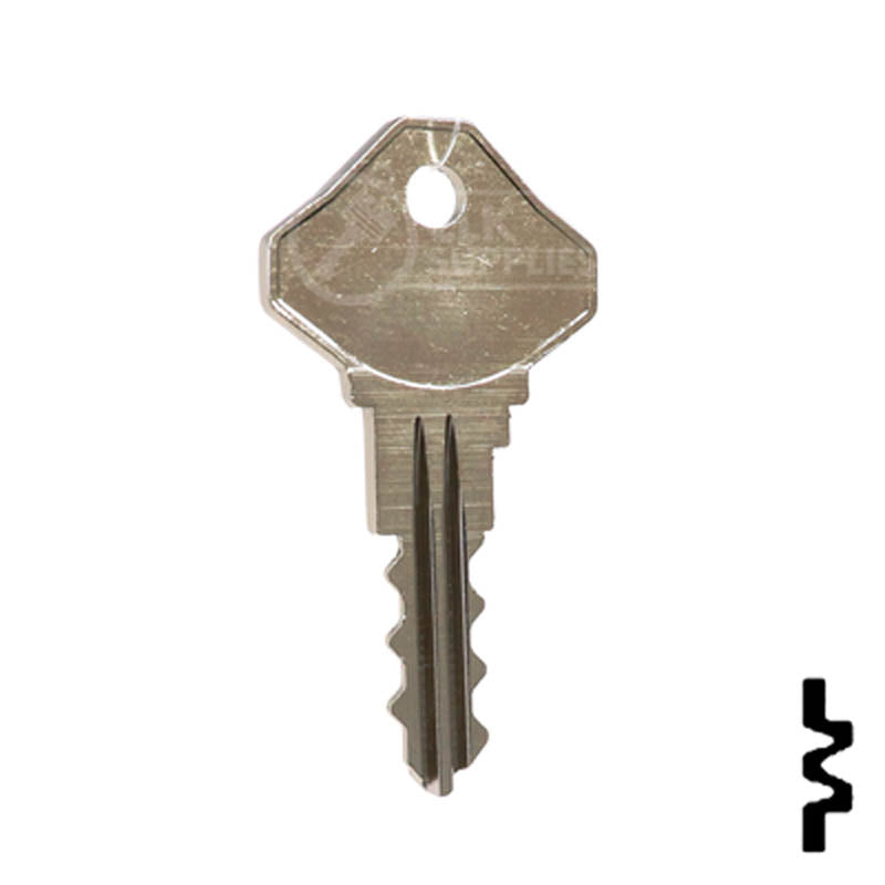 Precut Key Blank | Ilco, Snap-On | 1054P Hitch-Tool Box-Utility Key Ilco