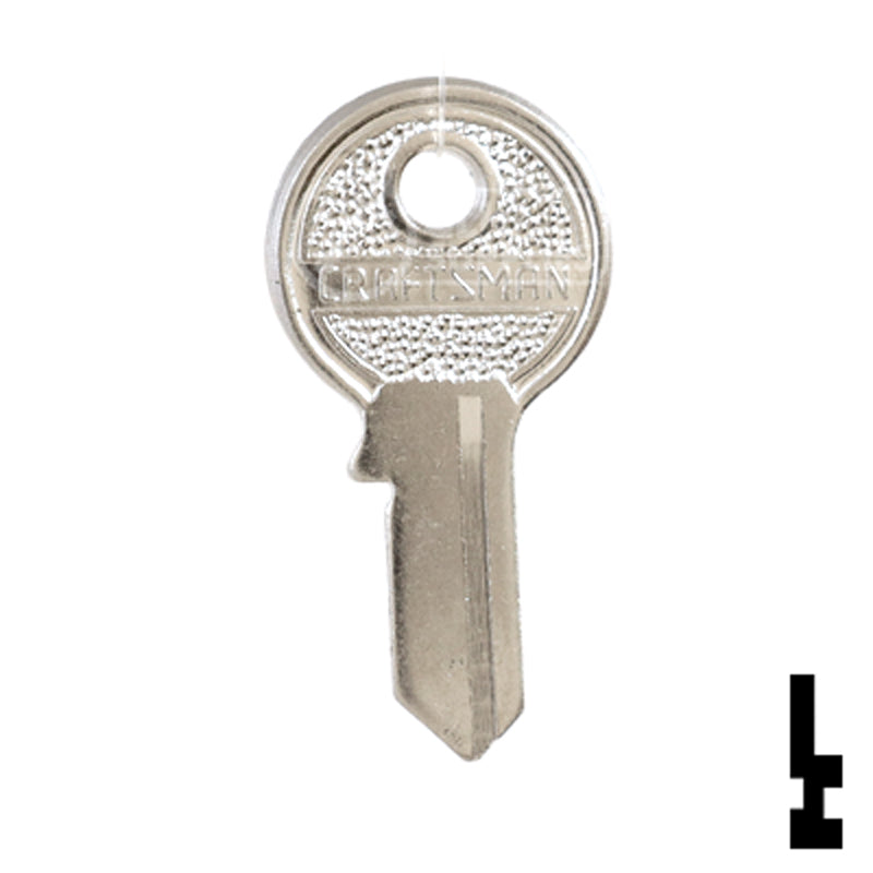 Uncut Key Blank | Craftsman | BD289 Hitch-Tool Box-Utility Key Framon Manufacturing Company, Inc