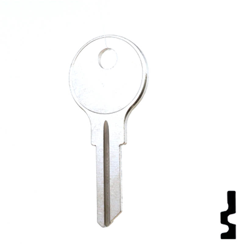 Uncut Key Blank | Ilco | 1562 Hitch-Tool Box-Utility Key Ilco