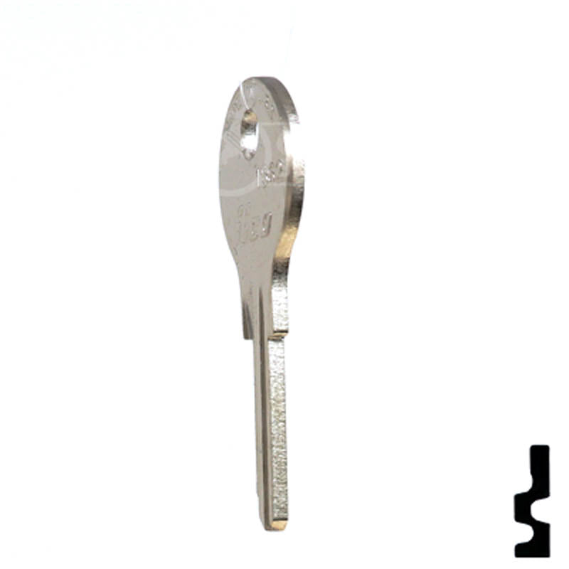 Uncut Key Blank | Ilco | 1562 Hitch-Tool Box-Utility Key Ilco