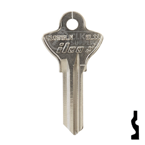 Uncut Key Blank | Ilco, Craftsman | EL11