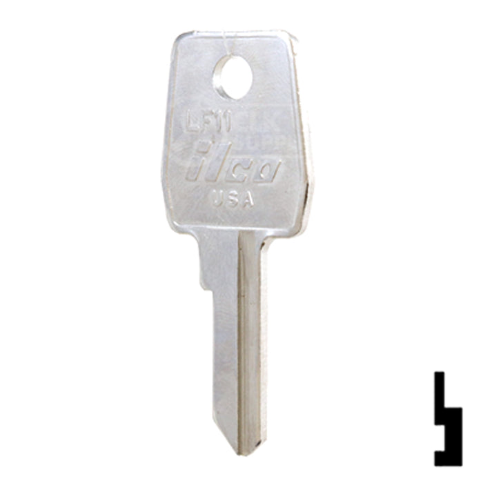 Uncut Key Blank | Lowe & Fletcher | LF11 Hitch-Tool Box-Utility Key Ilco
