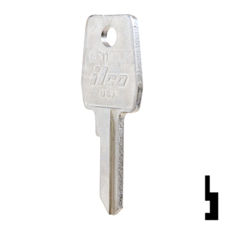 Uncut Key Blank | Lowe & Fletcher | LF11 Hitch-Tool Box-Utility Key Ilco