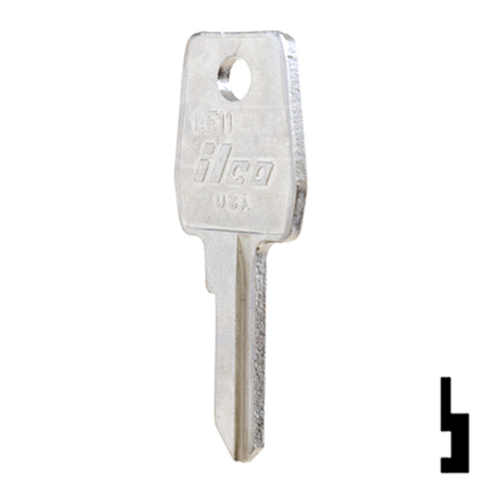 Uncut Key Blank | Lowe & Fletcher | LF11 Hitch-Tool Box-Utility Key Ilco