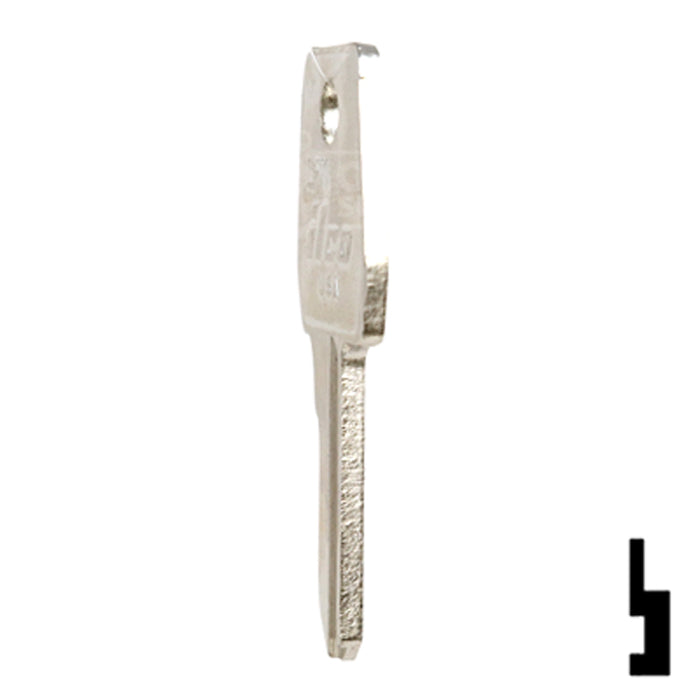 Uncut Key Blank | Lowe & Fletcher | LF11 Hitch-Tool Box-Utility Key Ilco