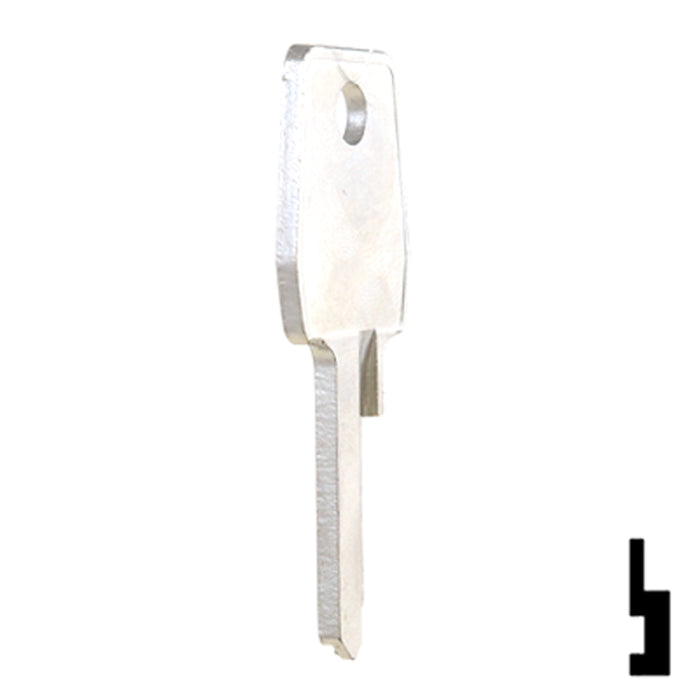 Uncut Key Blank | Lowe & Fletcher | LF11 Hitch-Tool Box-Utility Key Ilco