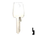 Uncut Key Blank | Lowe & Fletcher | LF11 Hitch-Tool Box-Utility Key Ilco