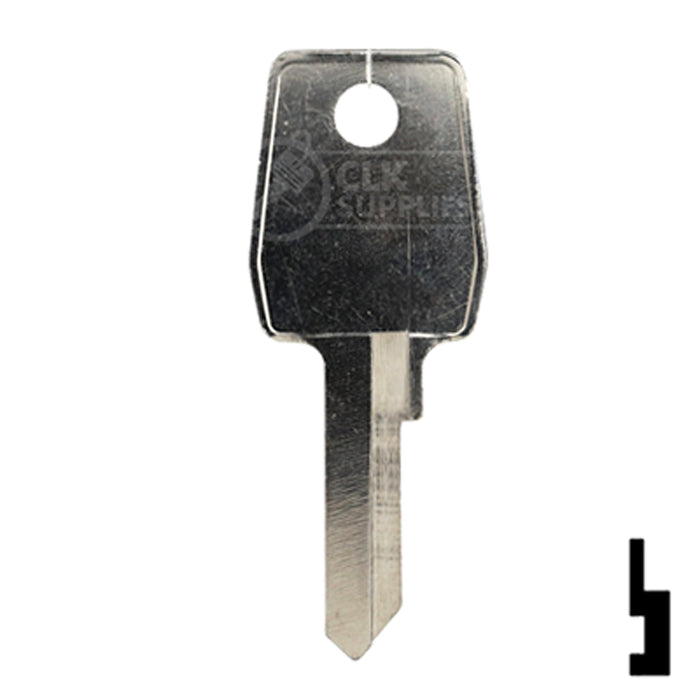 Uncut Key Blank | Lowe & Fletcher | LF11 Hitch-Tool Box-Utility Key Ilco