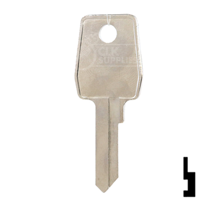Uncut Key Blank | Lowe & Fletcher | LF11 Hitch-Tool Box-Utility Key Ilco