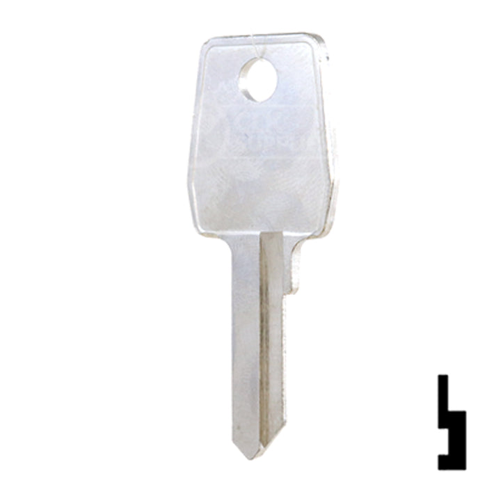 Uncut Key Blank | Lowe & Fletcher | LF11 Hitch-Tool Box-Utility Key Ilco