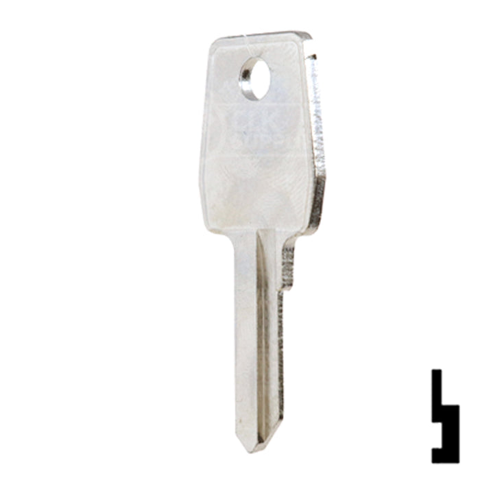 Uncut Key Blank | Lowe & Fletcher | LF11 Hitch-Tool Box-Utility Key Ilco