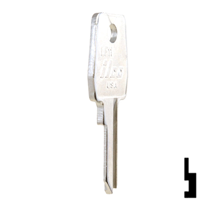 Uncut Key Blank | Lowe & Fletcher | LF11 Hitch-Tool Box-Utility Key Ilco