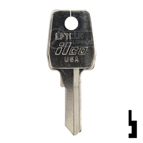Uncut Key Blank | Lowe & Fletcher | LF11 Hitch-Tool Box-Utility Key Ilco