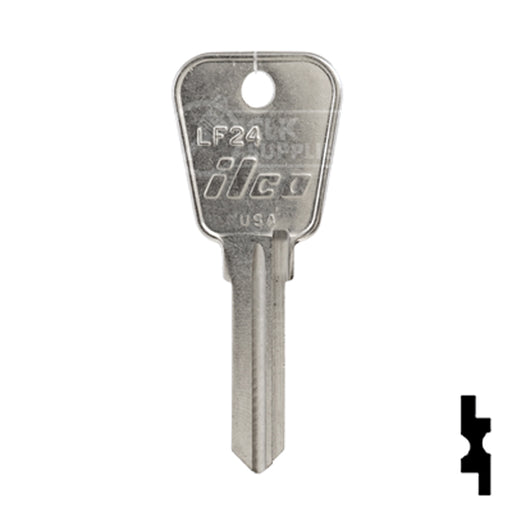 Uncut Key Blank | Lowe & Fletcher | LF24 Hitch-Tool Box-Utility Key Ilco