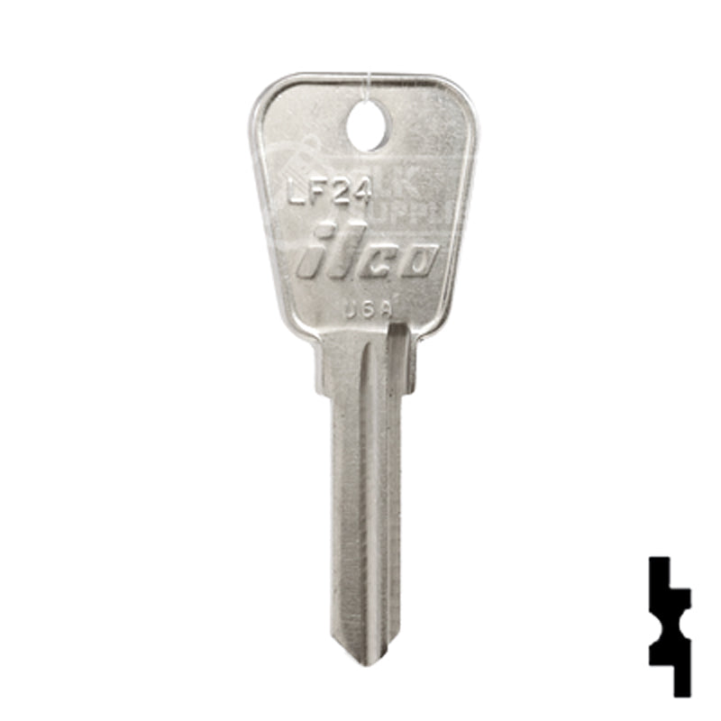 Uncut Key Blank | Lowe & Fletcher | LF24 Hitch-Tool Box-Utility Key Ilco