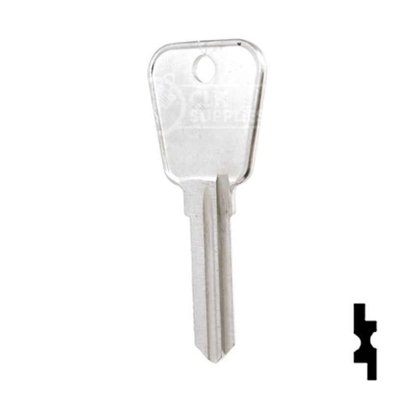 Uncut Key Blank | Lowe & Fletcher | LF24 Hitch-Tool Box-Utility Key Ilco