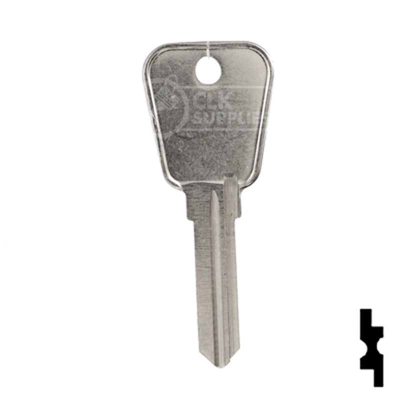 Uncut Key Blank | Lowe & Fletcher | LF24 Hitch-Tool Box-Utility Key Ilco