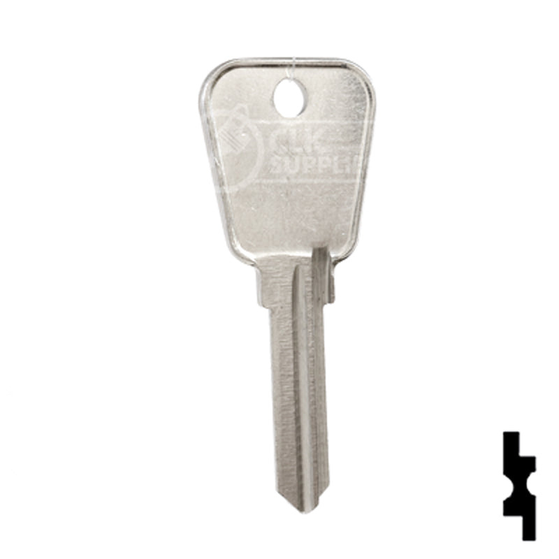 Uncut Key Blank | Lowe & Fletcher | LF24 Hitch-Tool Box-Utility Key Ilco