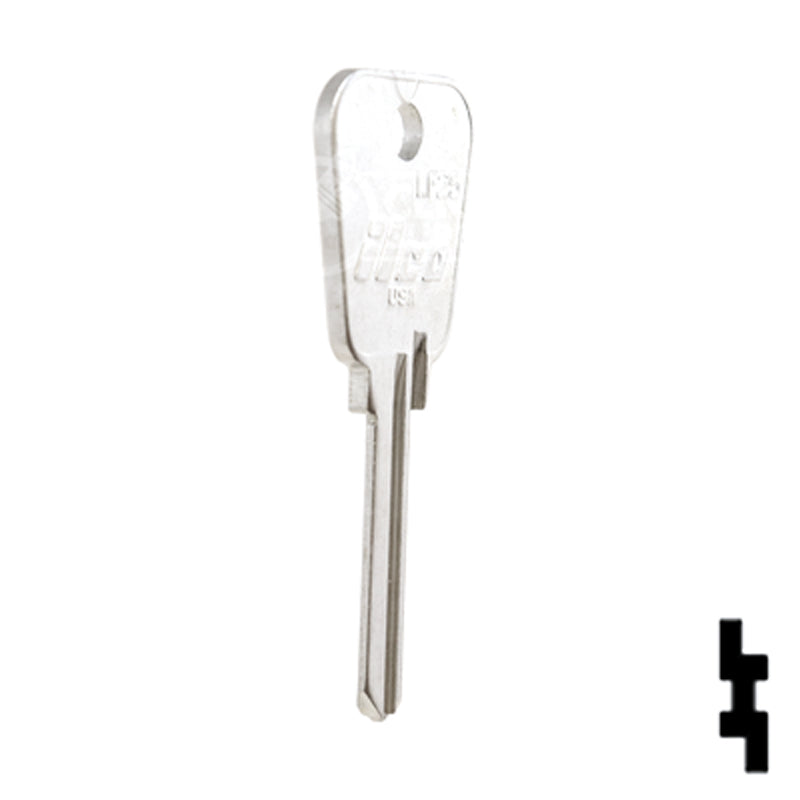 Uncut Key Blank | Lowe & Fletcher | LF25 Hitch-Tool Box-Utility Key Ilco