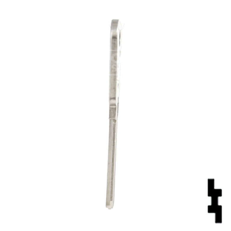 Uncut Key Blank | Lowe & Fletcher | LF25 Hitch-Tool Box-Utility Key Ilco