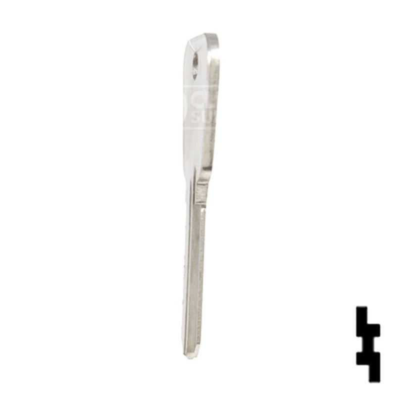 Uncut Key Blank | Lowe & Fletcher | LF25 Hitch-Tool Box-Utility Key Ilco