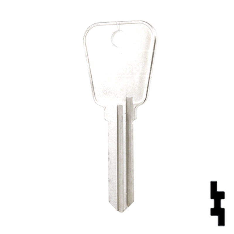 Uncut Key Blank | Lowe & Fletcher | LF25 Hitch-Tool Box-Utility Key Ilco