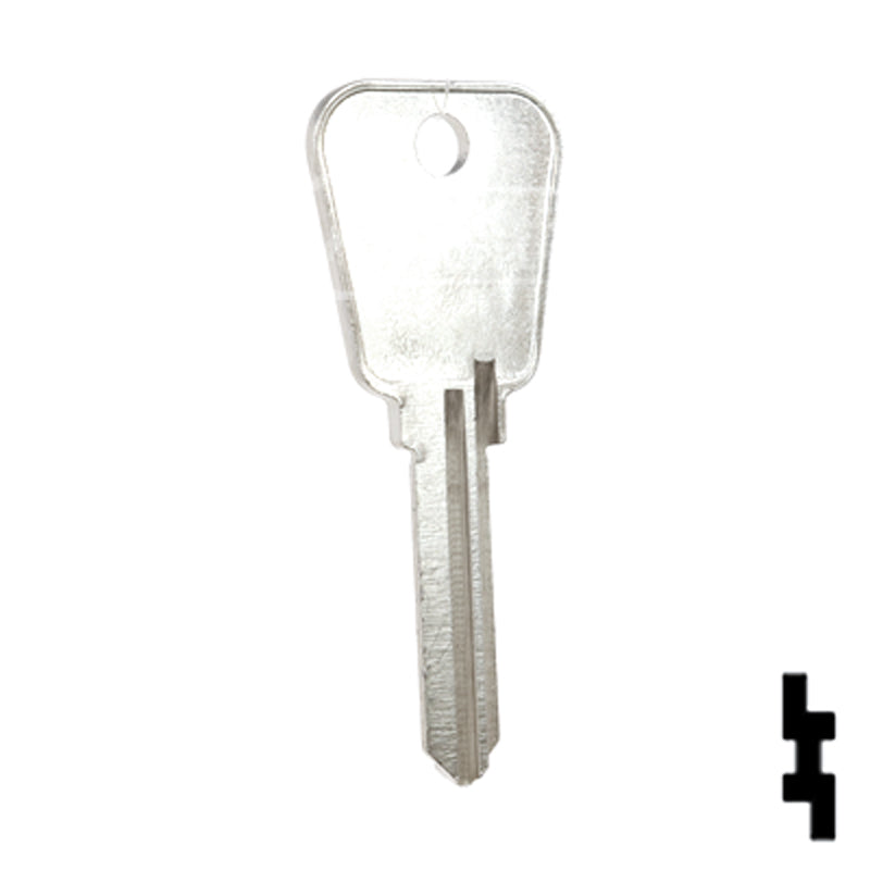 Uncut Key Blank | Lowe & Fletcher | LF25 Hitch-Tool Box-Utility Key Ilco